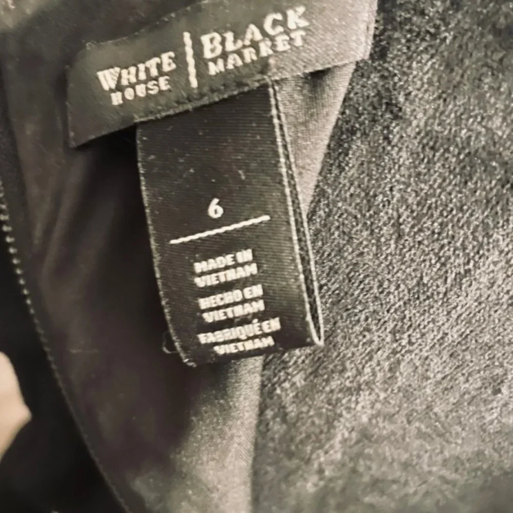 WHBM Mock Neck Detail Sheath Dress - Picture 3 of 3